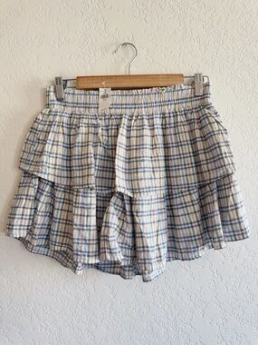 NWT | Aerie | plaid mini skirt | M